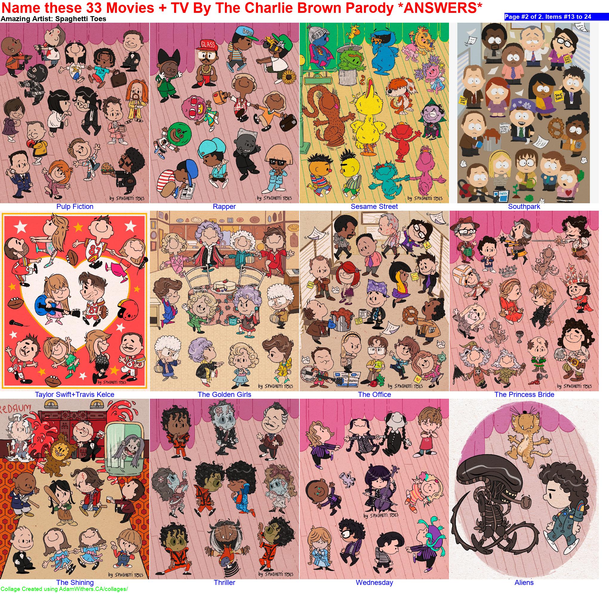 CollageA: guessMovieCharlieBrown Page 2